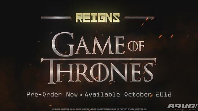 《王权Reigns》将与HBO合作 推出《权力的游戏》版本游戏